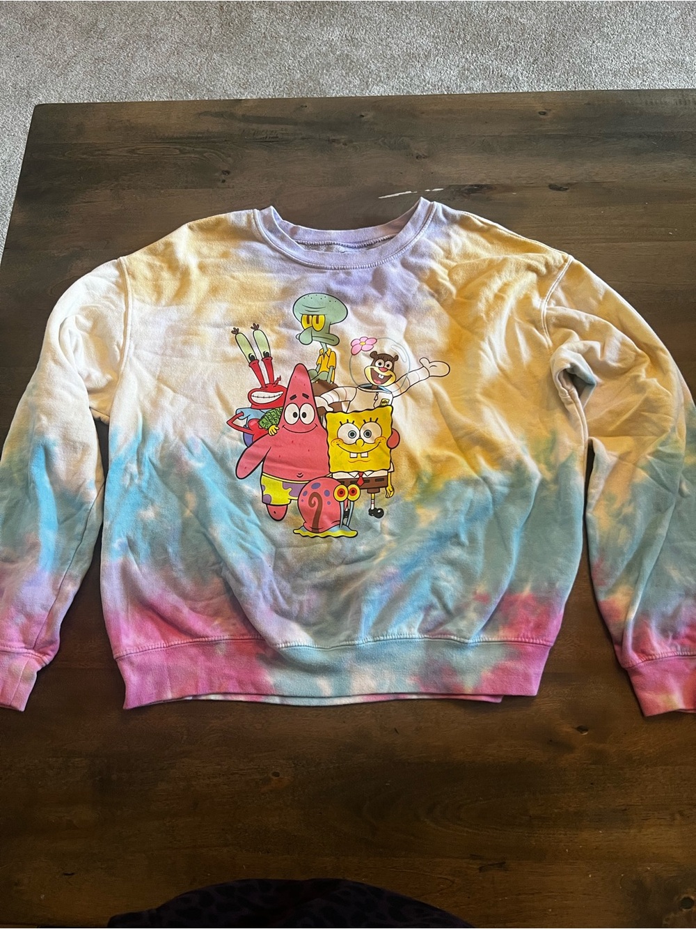 Nickelodeon SpongeBob Tie Dye Sweatshirt